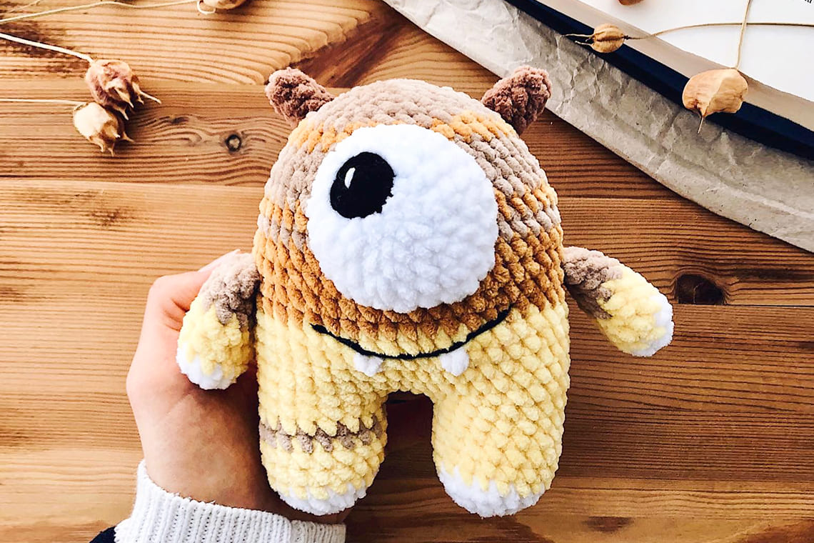 PDF Peluche Among Us Monstruo Español Amigurumi Patrón Gratis 500