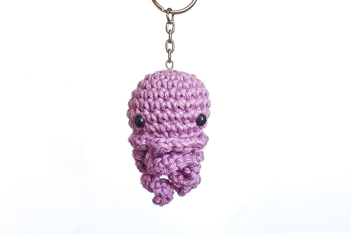 Crochet Jellyfish Keychain Pdf Amigurumi Free Pattern Pdf Passo