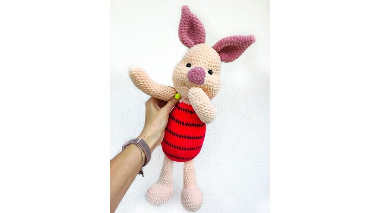 PDF Crochê Ursinho Pooh Piglet Receita de Amigurumi Grátis 500 PDF