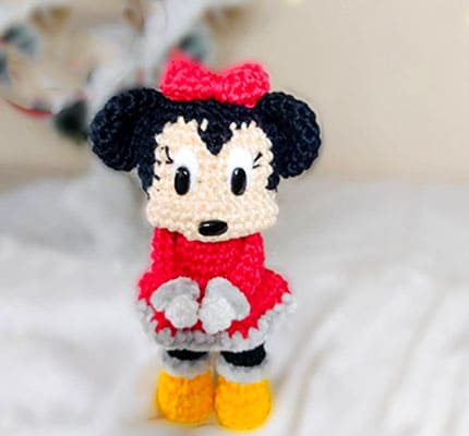 Minnie Mouse PDF Croche Padrao Amigurumi Gratis