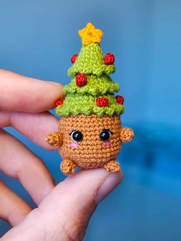 Minuscula Arvore De Natal Croche Padrao Amigurumi Gratis 3