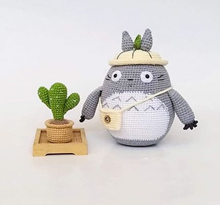 PDF Totoro Padrão Amigurumi Grátis
