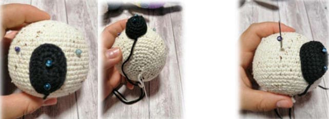 Croche Coala PDF Padrao Amigurumi Gratis Nariz 3