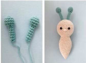 Crochet Butterfly PDF Amigurumi Free Pattern Horns