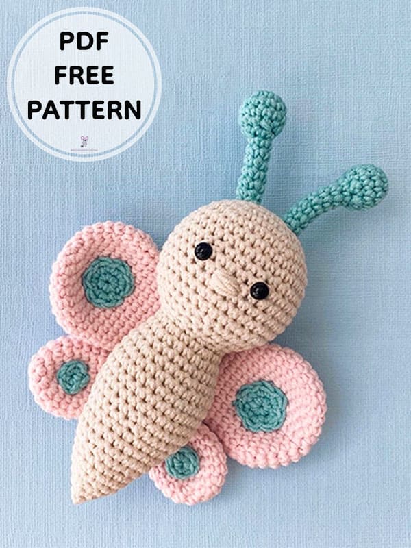 Crochet Butterfly PDF Amigurumi Free Pattern
