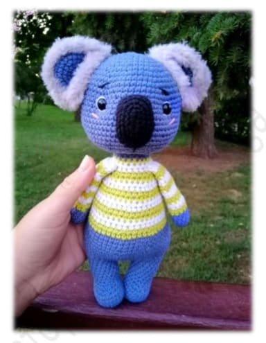 Crochet Koala PDF Amigurumi Free Pattern 22