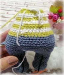 Crochet Koala PDF Amigurumi Free Pattern Body 2