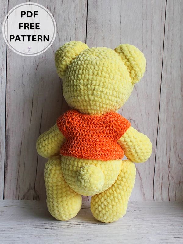 Crochet Plush Bear PDF Amigurumi Free Pattern 2 1