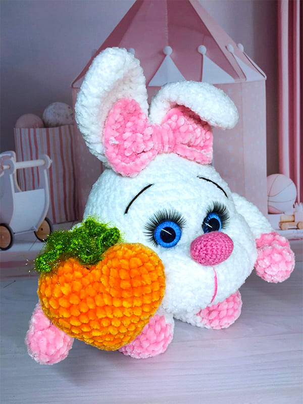Crochet Plush Bunny PDF Amigurumi Free Pattern 1 1