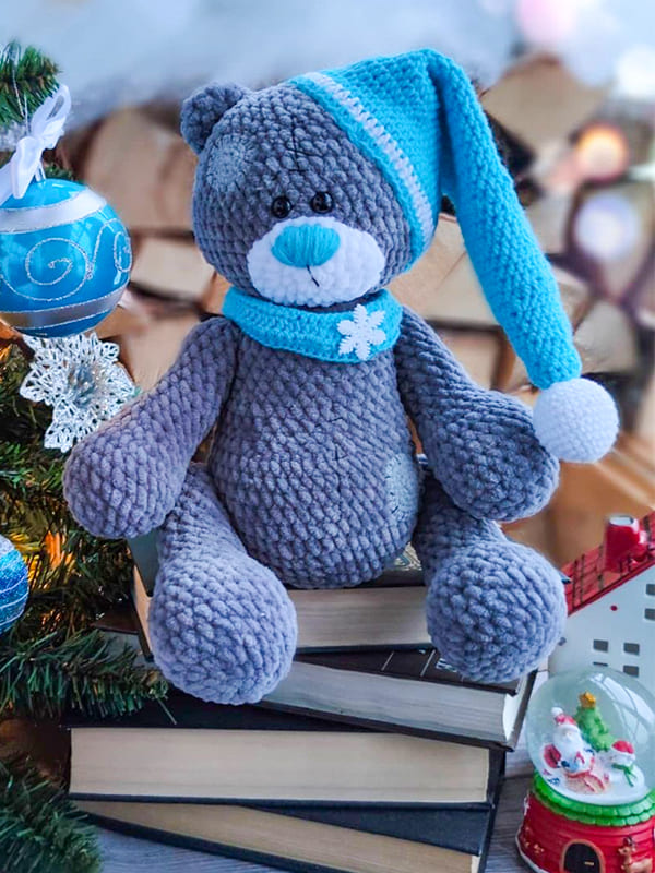Crochet Plush Teddy Bear PDF Amigurumi Free Pattern 11