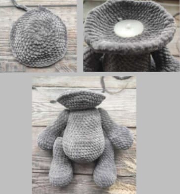 Crochet Plush Teddy Bear PDF Amigurumi Free Pattern Head