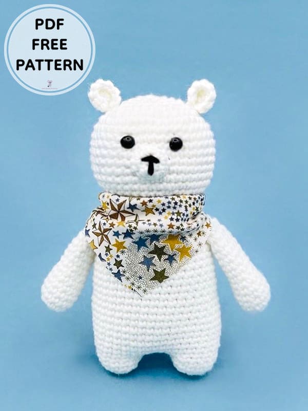 Crochet Polar Bear PDF Amigurumi Free Pattern