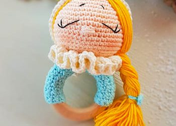 Crochet Rattle Snow Maiden Free PDF Amigurumi Pattern