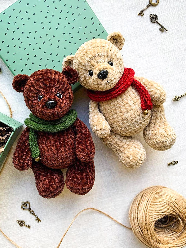 Crochet Teddy Bear PDF Amigurumi Free Pattern 2