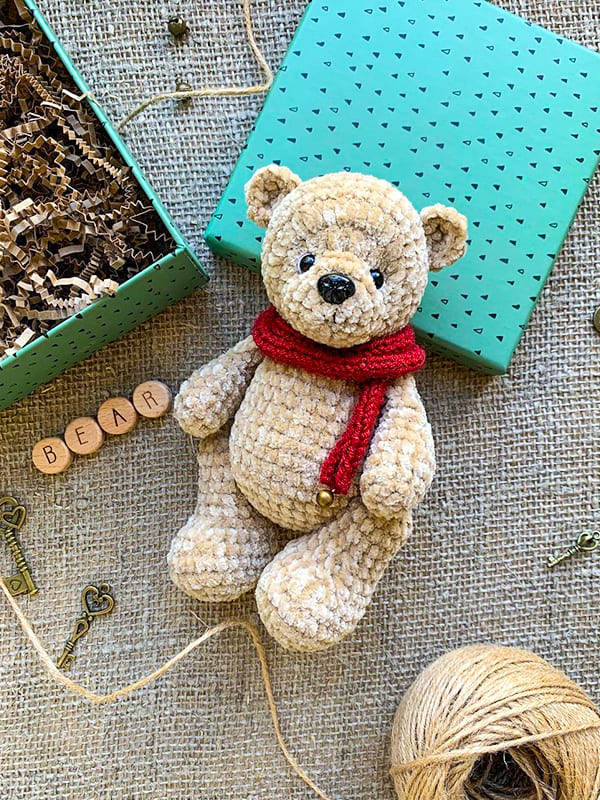 Crochet Teddy Bear PDF Amigurumi Free Pattern 3