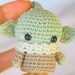 Crochet Yoda Baby Keychain PDF Amigurumi Free Pattern 3 75x75