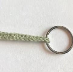 Crochet Yoda Baby Keychain PDF Amigurumi Free Pattern Keyring 2
