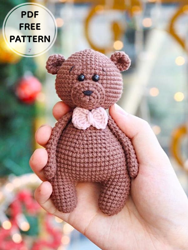 Goldilocks Bear Crochet Amigurumi Free PDF Pattern 3