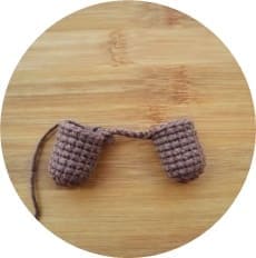 Goldilocks Bear Crochet Amigurumi Free PDF Pattern Legs