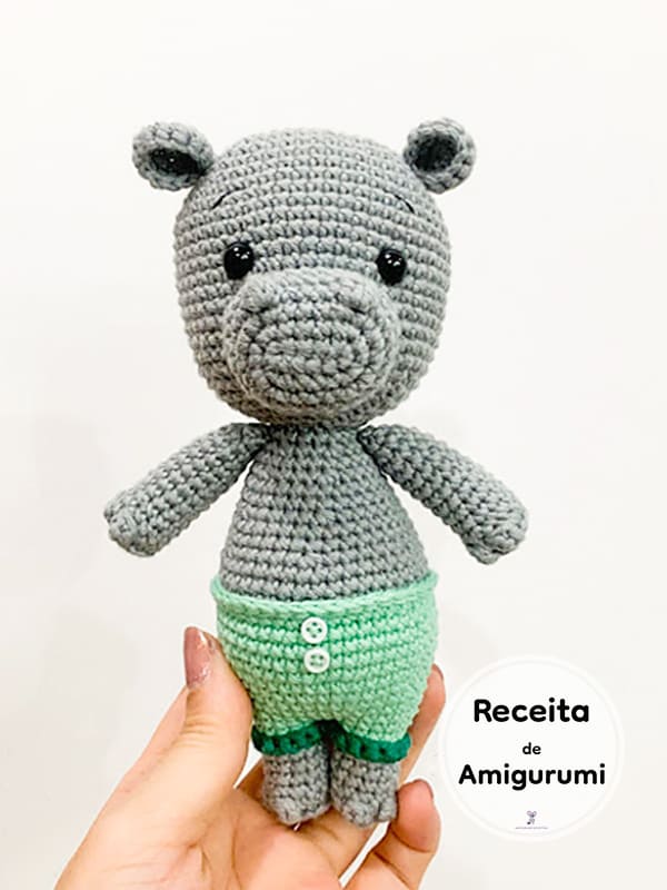 PDF Croche Hipopotamo Receita De Amigurumi Gratis
