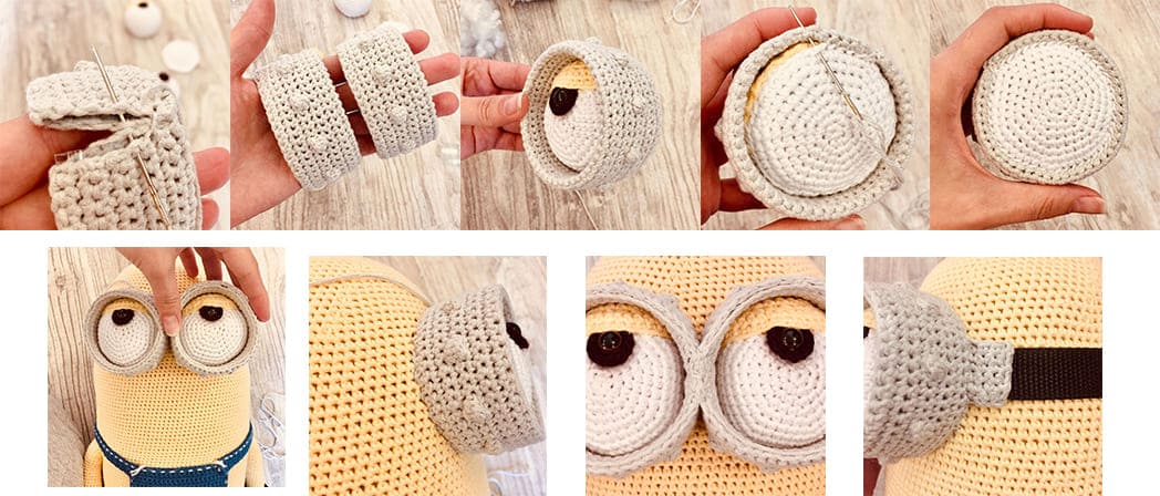 PDF Croche Minion Rush Padrao Amigurumi Gratis Olho2
