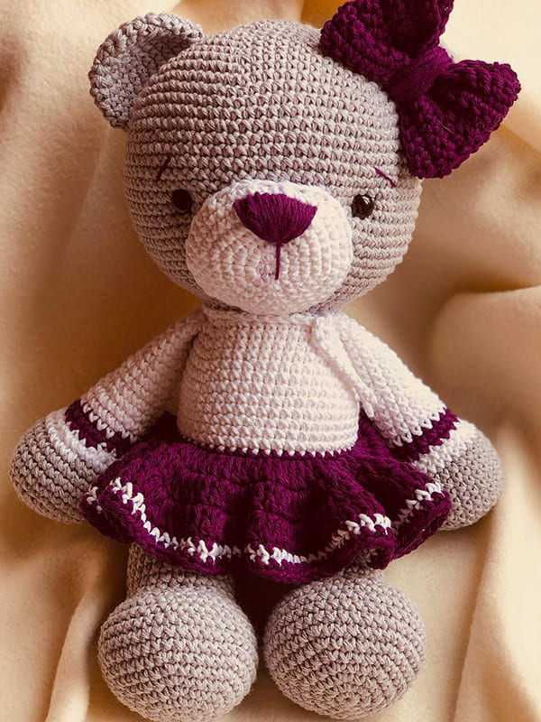 PDF Crochet Cute Bear Amigurumi Free Pattern03