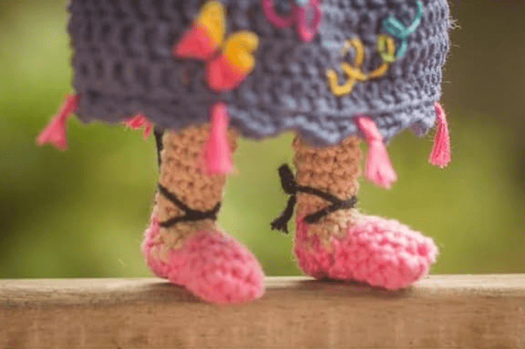 PDF Crochet Doll Maribel Amigurumi Free Pattern Legs02