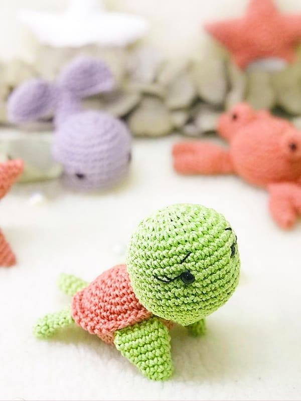 PDF Crochet Turtle Meg Amigurumi Free Pattern