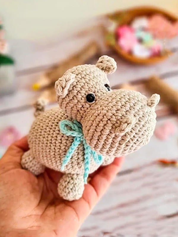 PDF Cute Baby Hippo Amigurumi Free Pattern 01