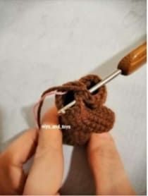 Rolly Crochet Deer PDF Amigurumi Free Pattern Horns 3