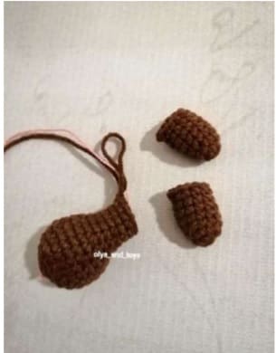 Rolly Crochet Deer PDF Amigurumi Free Pattern Horns