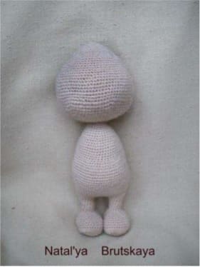 Valentines Day Crochet Bear PDF Amigurumi Free Pattern Head 2