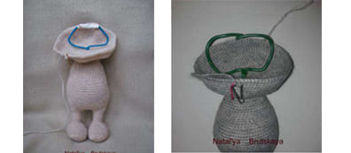 Valentines Day Crochet Bear PDF Amigurumi Free Pattern Head