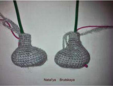 Valentines Day Crochet Bear PDF Amigurumi Free Pattern Legs 2