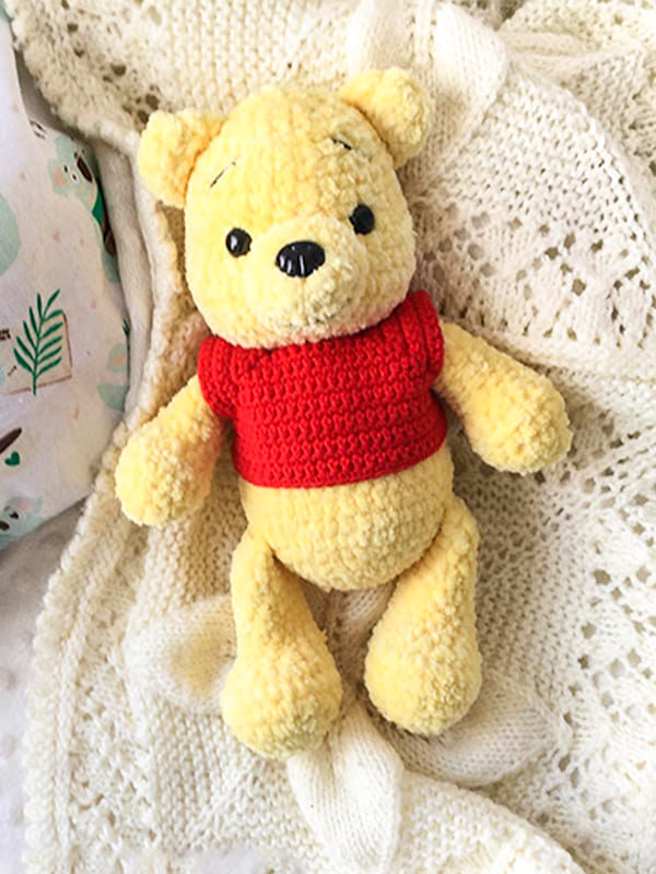 Winnie The Pooh Crochet Bear PDF Amigurumi Free Pattern 2