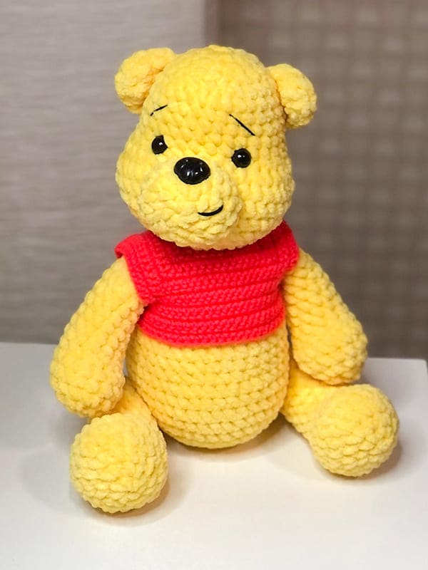 Winnie The Pooh PDF Amigurumi Patron Gratis 2