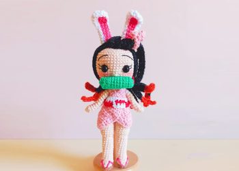 Bunny Nezuko Crochet Free PDF Amigurumi Pattern
