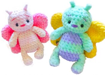 Crochet Butterfly Rattle PDF Amigurumi Free Pattern