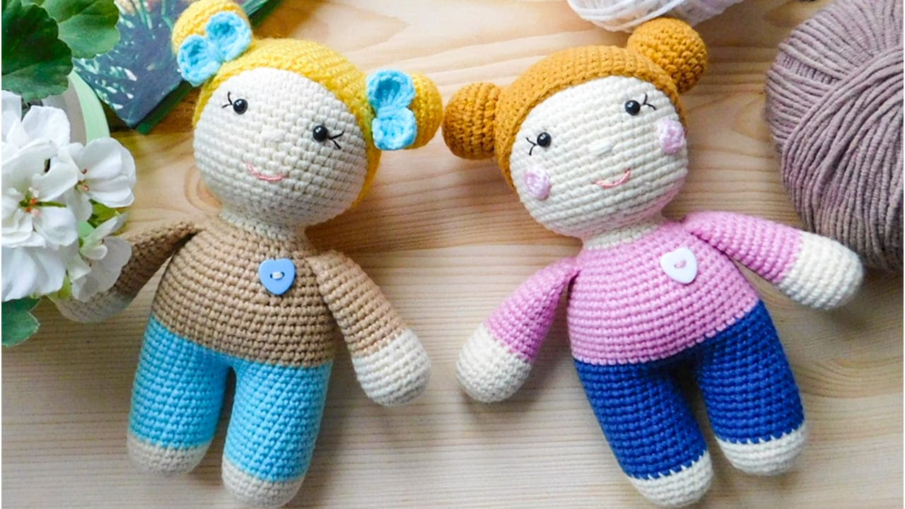 Crochet Doll Pupa PDF Amigurumi Free Pattern 3