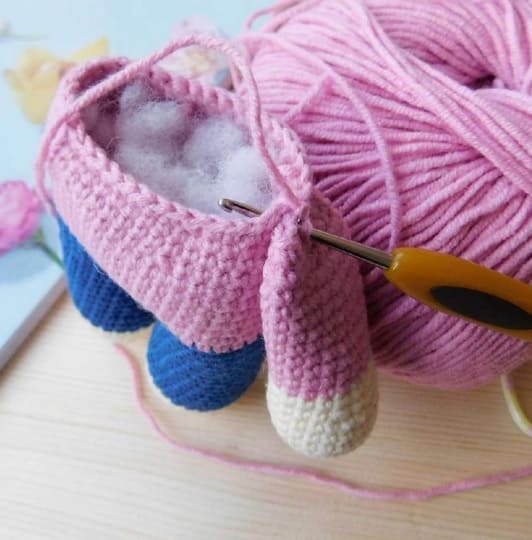Crochet Doll Pupa PDF Amigurumi Free Pattern Arms
