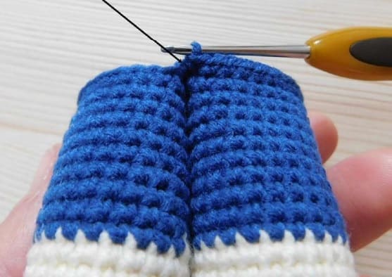 Crochet Doll Pupa PDF Amigurumi Free Pattern Legs2