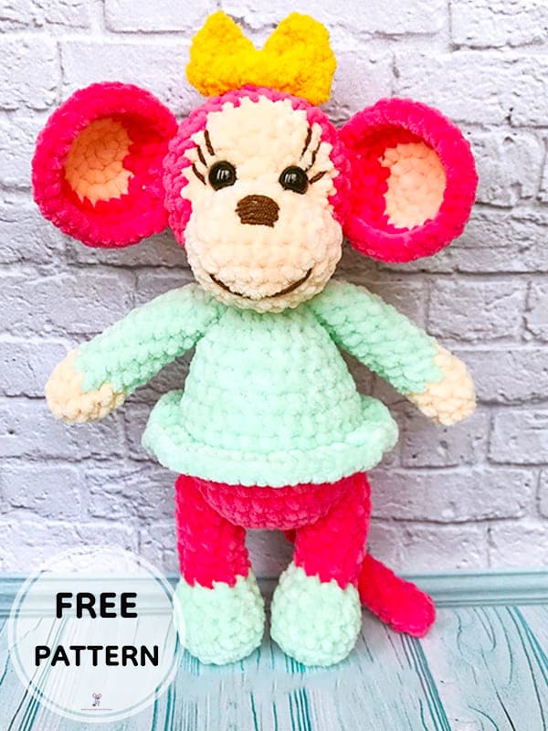 Crochet Monkey Amigurumi PDF Free Pattern