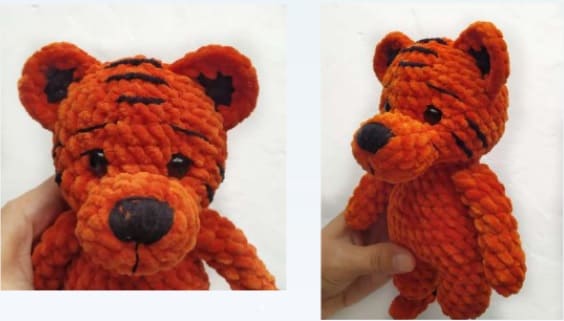 Crochet Plush Tiger PDF Amigurumi Free Pattern 1 1
