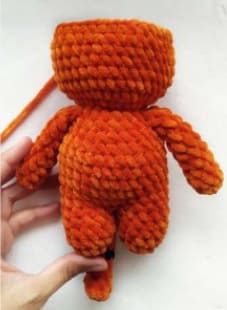Crochet Plush Tiger PDF Amigurumi Free Pattern Body 2