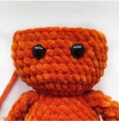 Crochet Plush Tiger PDF Amigurumi Free Pattern Head 2