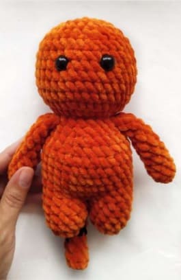 Crochet Plush Tiger PDF Amigurumi Free Pattern Head