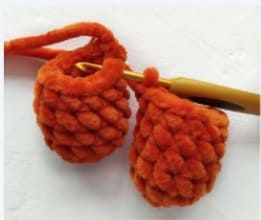 Crochet Plush Tiger PDF Amigurumi Free Pattern Legs 2