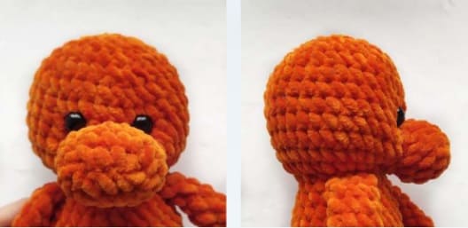 Crochet Plush Tiger PDF Amigurumi Free Pattern Sew On Muzzle