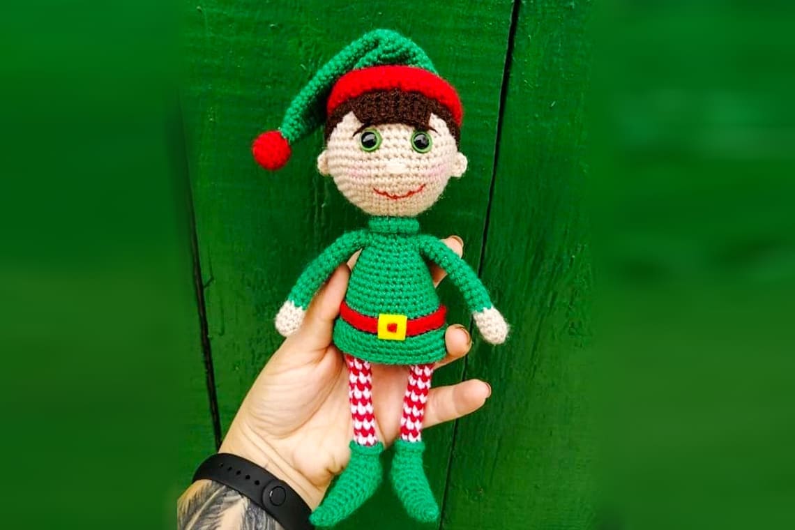 Lanny Santas Helper Crochet Doll PDF Amigurumi Free Pattern 2
