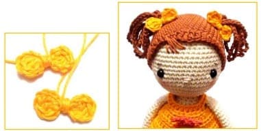 Lina The Crochet Doll PDF Amigurumi Free Pattern Bow Tie